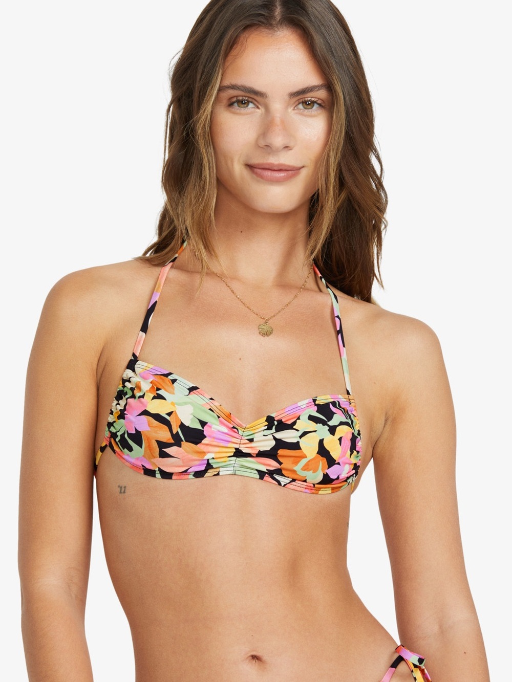 🔥🔥BILLABONG - FAITH IN FLOWERS DANA BANDEAU BIKINI TOP🔥🔥
